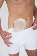 Cargar imagen en el visor de la galería, Boxer Ostomía de Algodón Ostocare Cintura Alta (Con Apertura Frontal)
