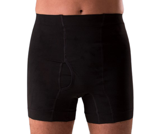 Boxer Ostomía Corsinel Cintura Baja - Negro