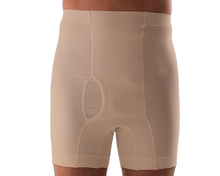Cargar imagen en el visor de la galería, Boxer Ostomía Cintura Alta Para Hombre - Beige
