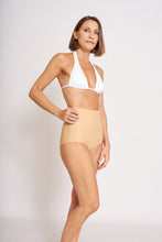 Cargar imagen en el visor de la galería, Braguita Bikini Ostomía Cintura Alta - Beige