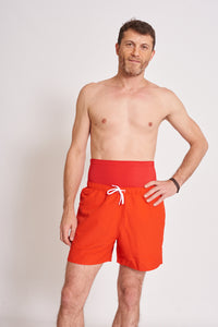 Faja Natación Para Ostomía - Rojo