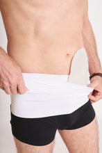 Cargar imagen en el visor de la galería, Faja Ostomía Semi Rigida - Blanco Con Bolsillo Interno