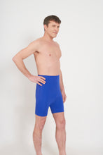 Cargar imagen en el visor de la galería, Bañador Ostomía Hombre Cintura Alta - Azul