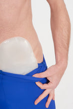 Cargar imagen en el visor de la galería, Bañador Ostomía Hombre Cintura Alta - Azul
